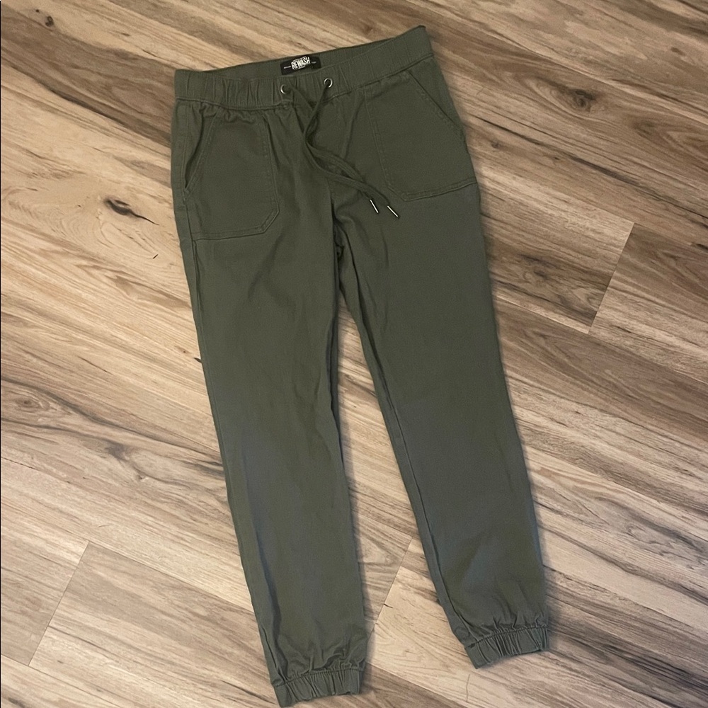 Rewash Olive Green Jogger Pants